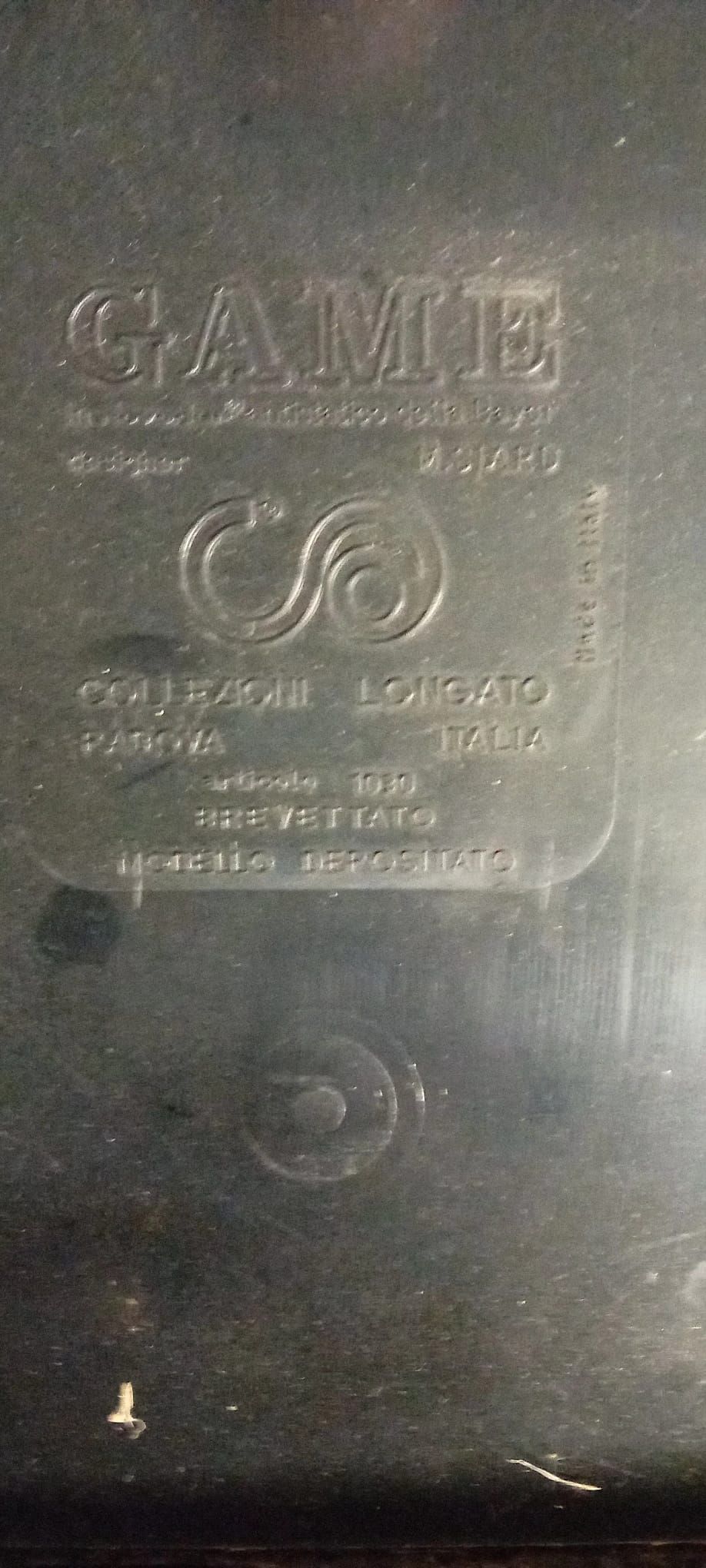 Chariot de rangement en plastique noir Brand