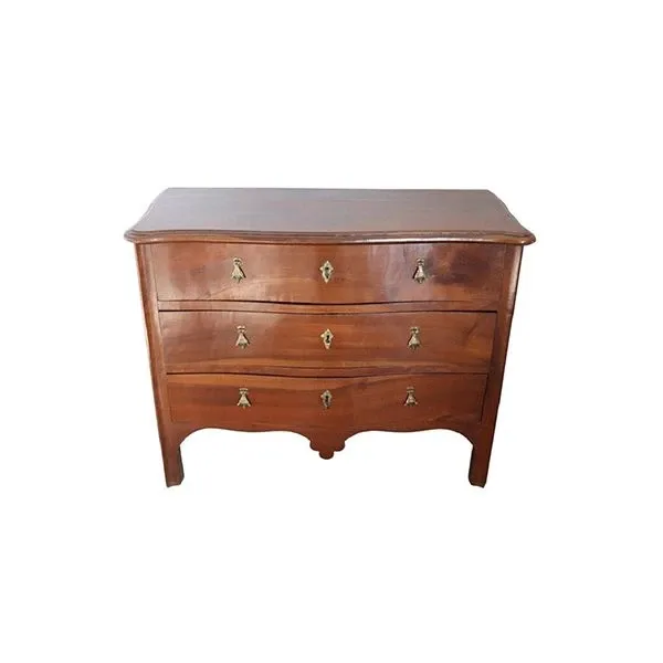 Vintage chest of drawers in walnut wood ('700), image