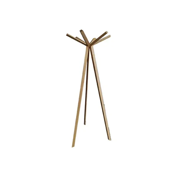 Rokumaru coat stand by Nendo in ash wood, DePadova image