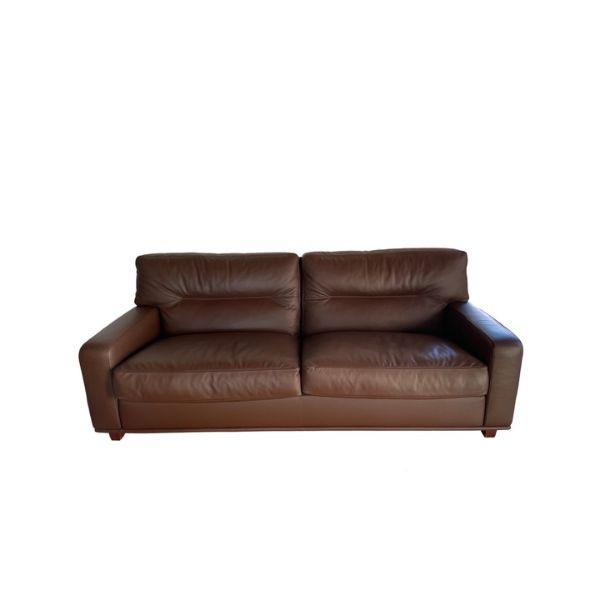 Brown leather sofa, Poltrona Frau  image