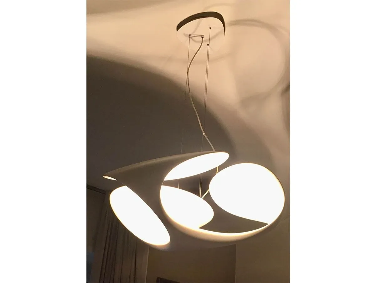 Lampada a sospensione Clover (bianco), Kundalini 3