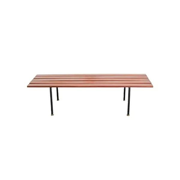 Bench in rosewood and metal (1970s) image