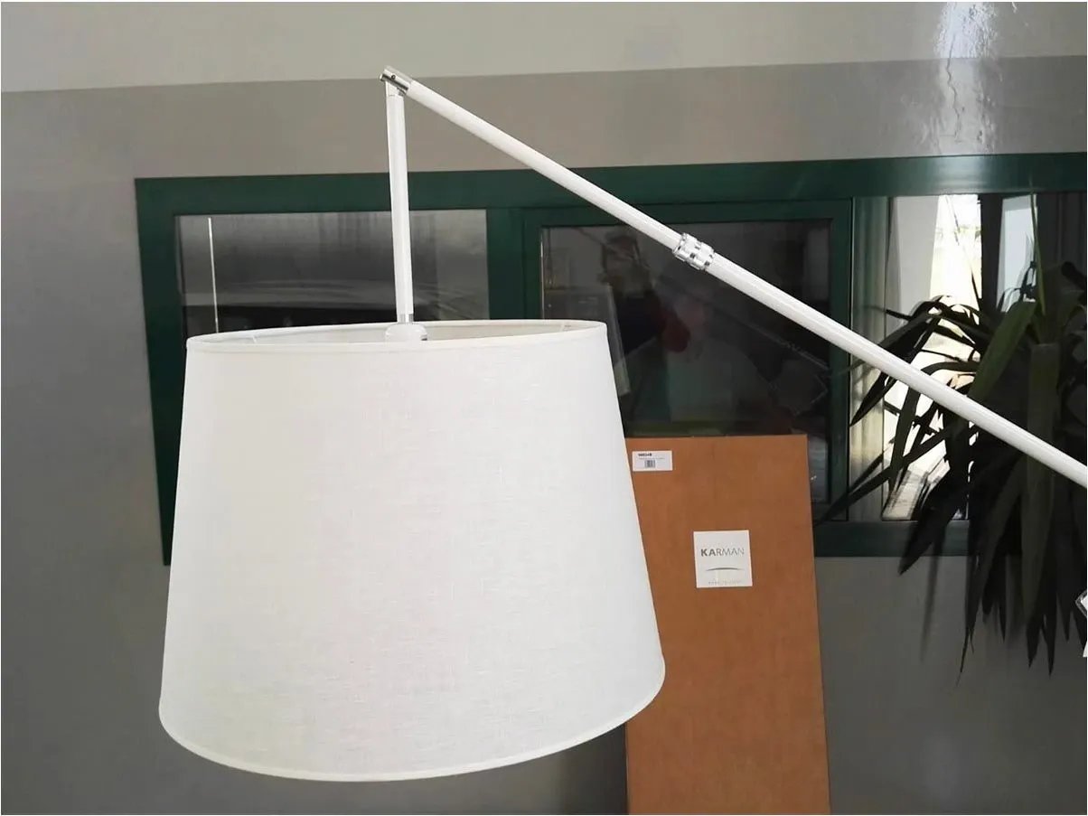 Fly telescopic floor lamp by Matteo Ugolini in aluminium, Karman 3
