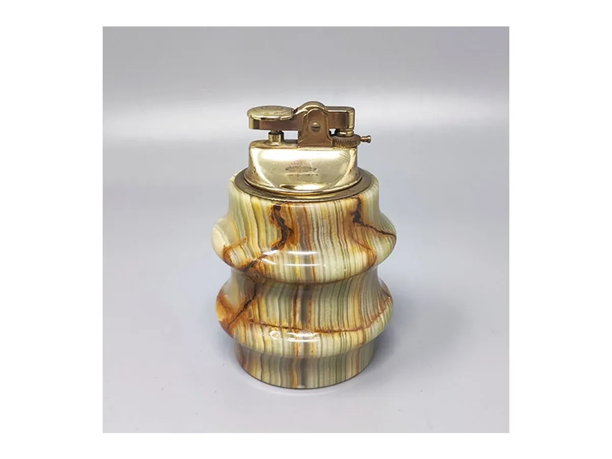 1960s Gorgeous Smoking Set in Onyx 4