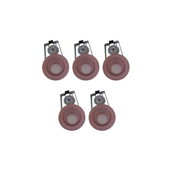 Set of 5 Van spotlights in Murano glass (80s), Leucos image