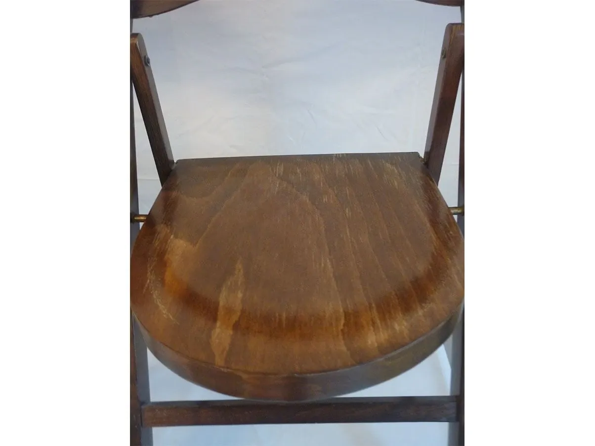 Set 6 sedie pieghevoli B751 legno noce (anni '80), Radomsko 6