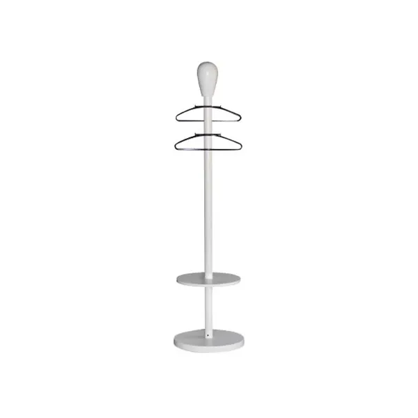 Coat stand in lacquered wood (white), Longhi image