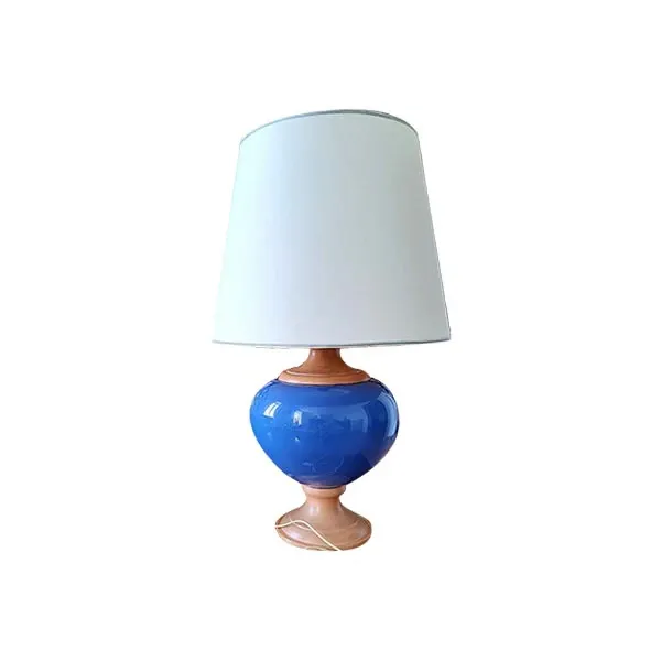 Vintage table lamp in lacquered ceramic, Barbi Tommaso image