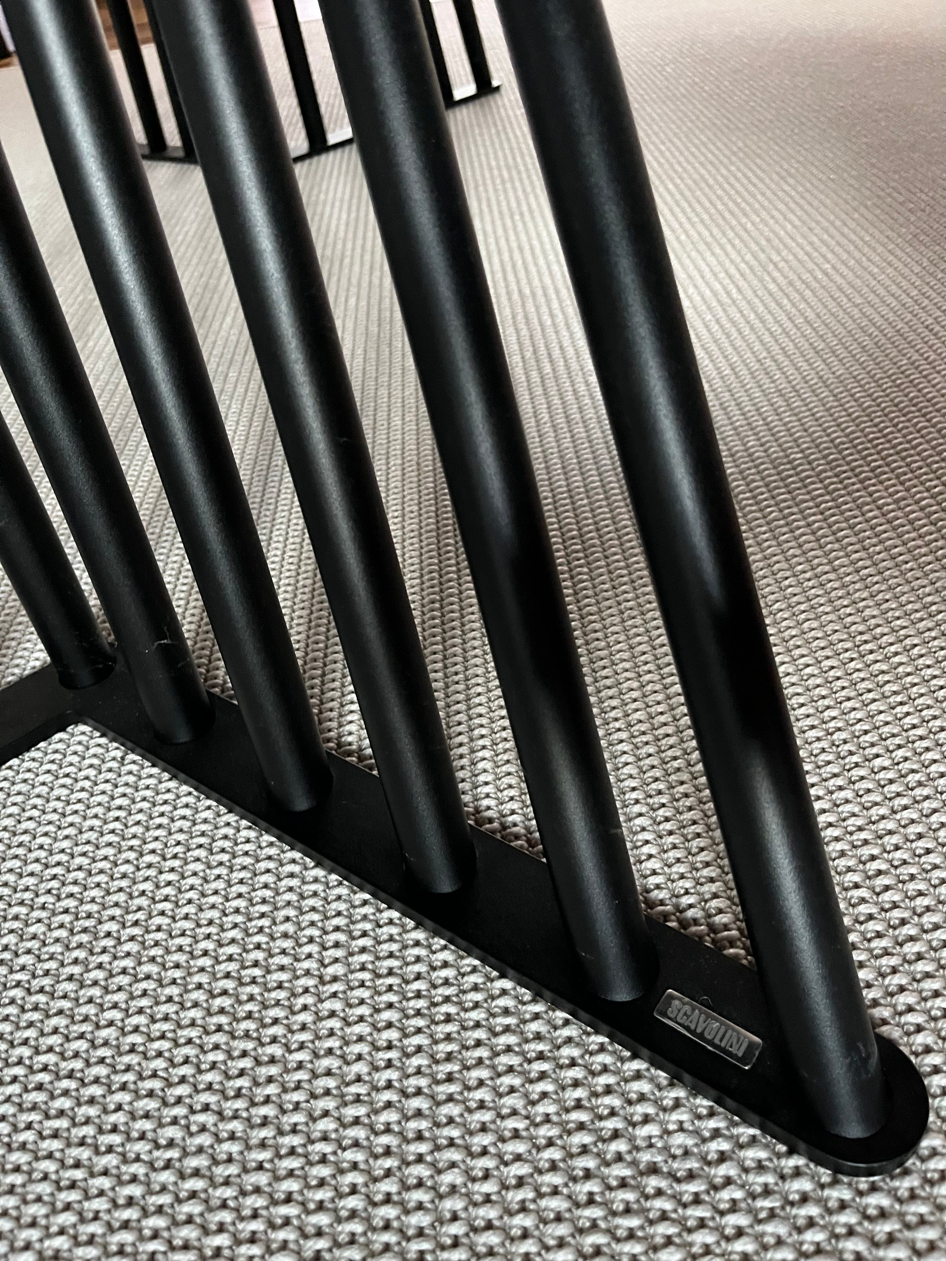 Table rectangulaire Paris en verre et métal Brand