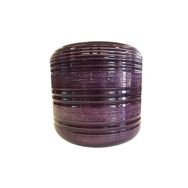 Tristan decorative vase in ceramic (purple) 1