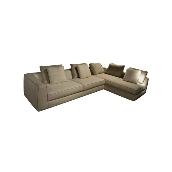 Clay 5 seater corner sofa in fabric, CTS salotti srl image