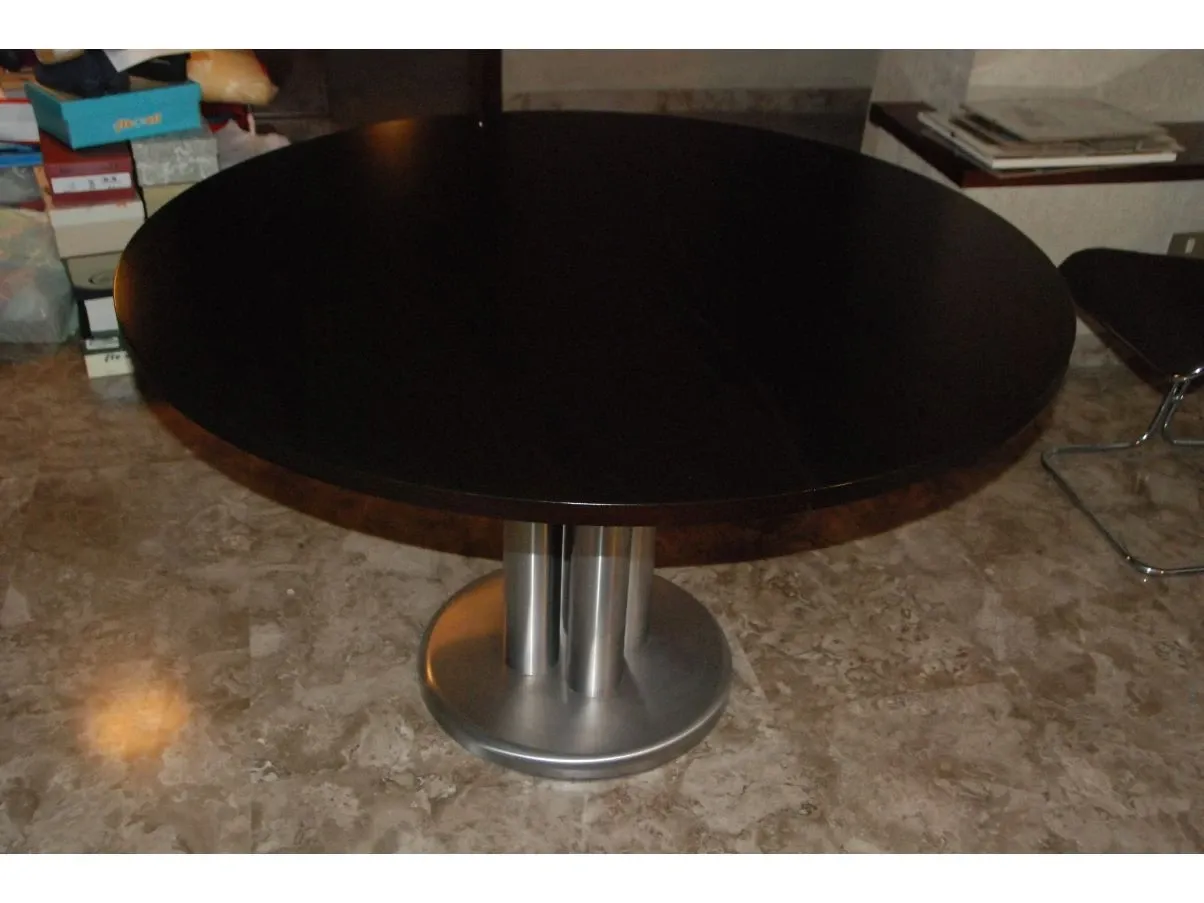 Tavolo Esse rotondo estensibile, Acerbis 1