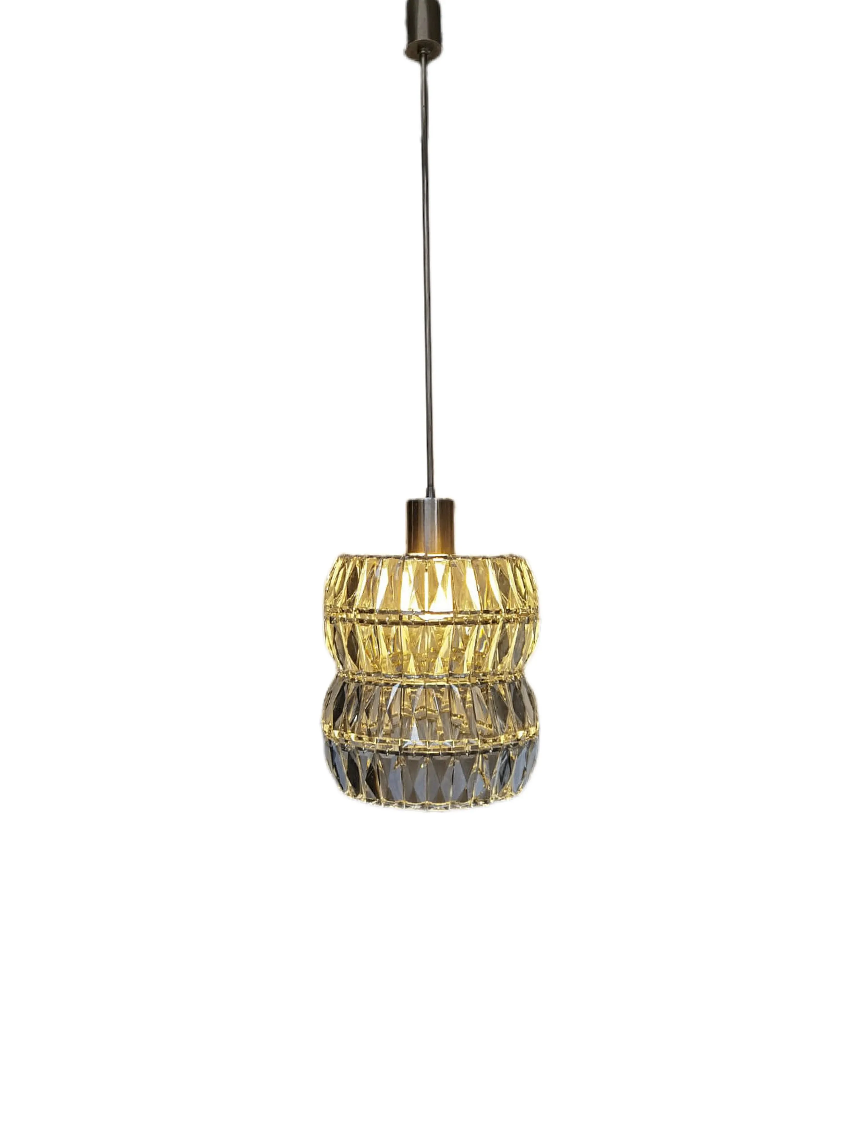 Vintage crystal pendant lamp (1950s), image