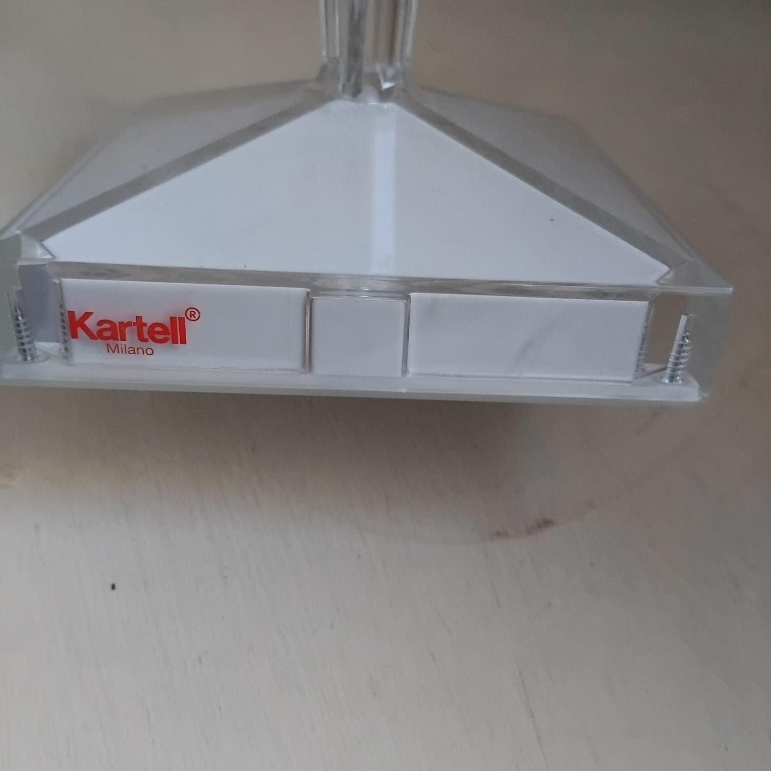 Lampada da tavolo Battery Cristal trasparente, Kartell Brand