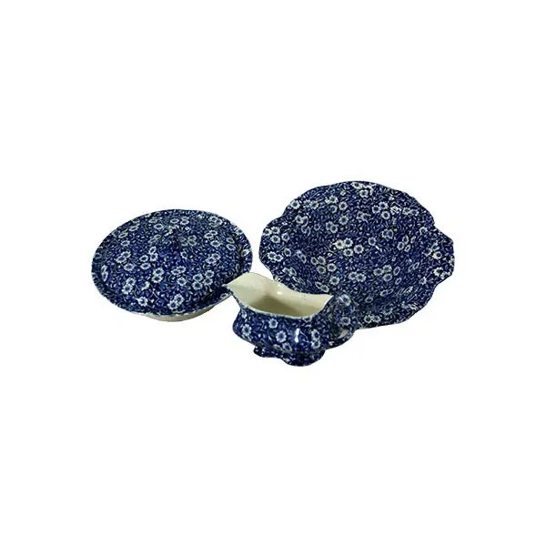 Set stoviglie personalizzato in ceramica (blu), Burleigh image