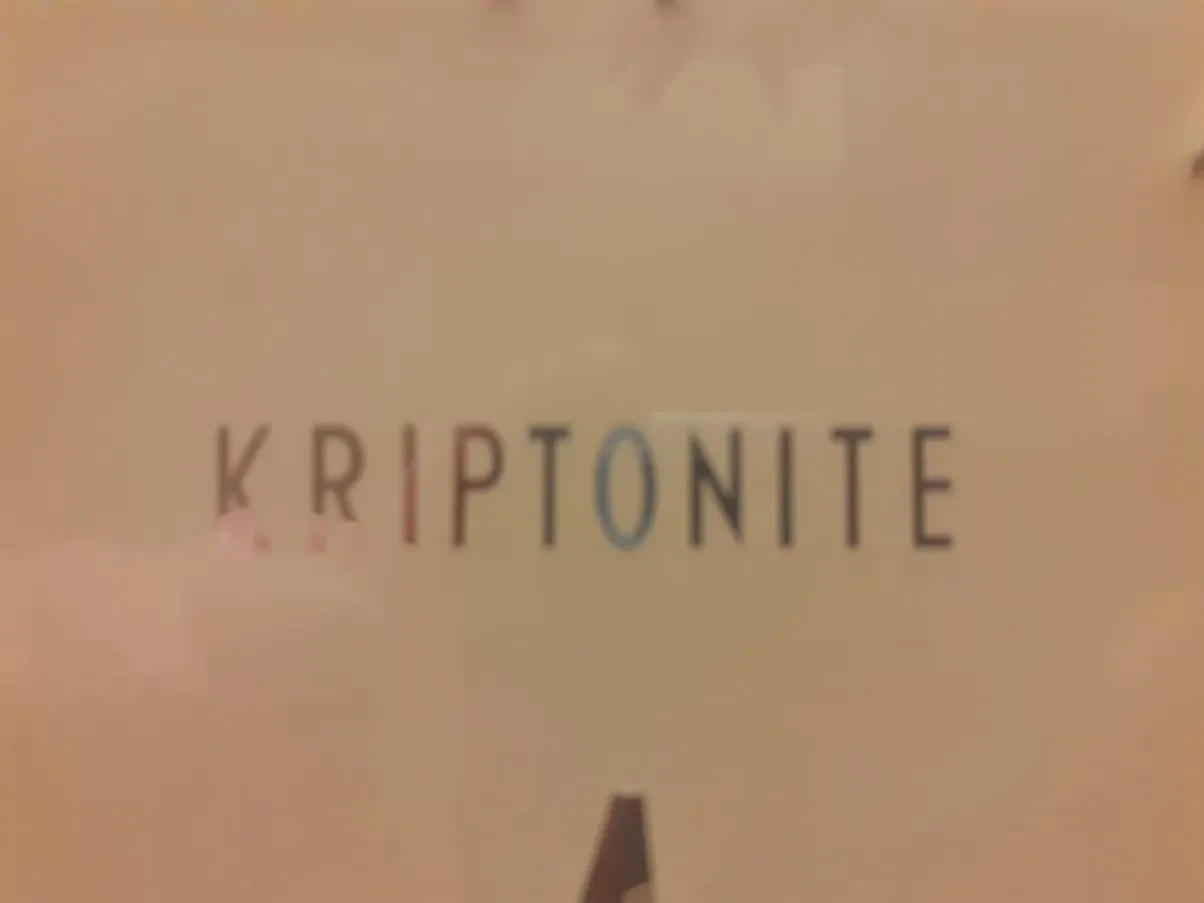 Orologio da parete vintage in alluminio (anni '90), Kriptonite 2