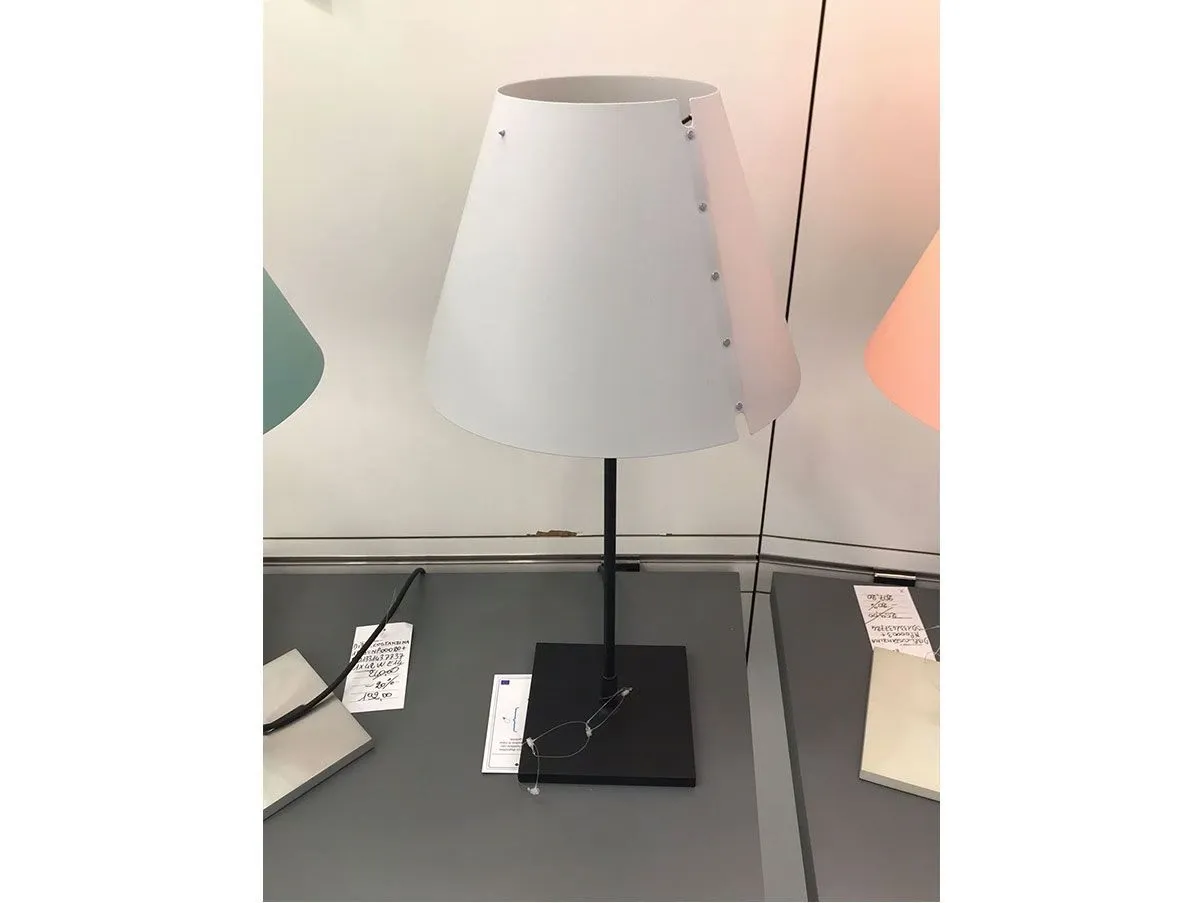 Lampada da tavolo Costanzina D13 PI (nero-bianco), Luceplan 