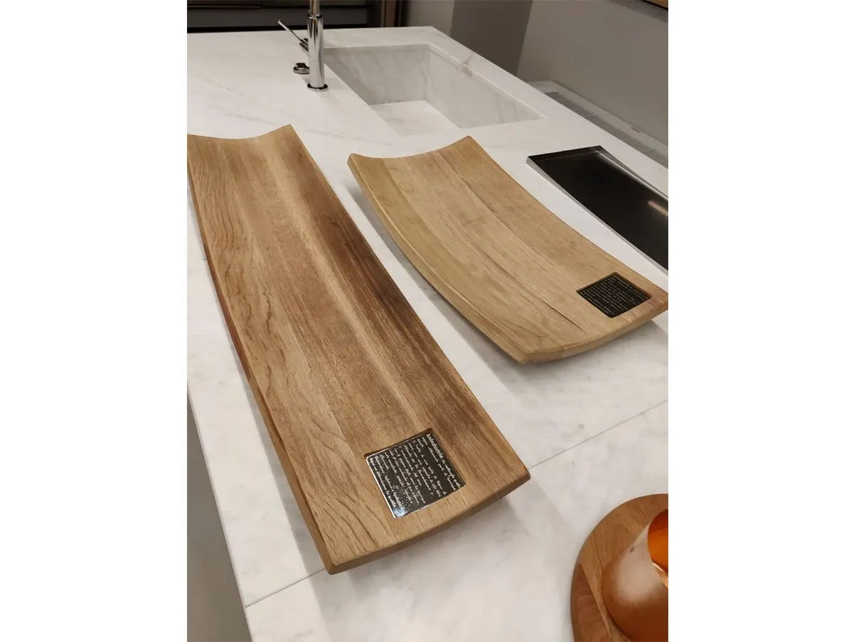 Barrique Set Holz Käsebrett und Servierplatte 4
