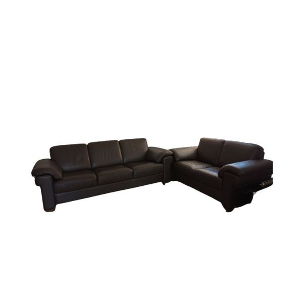 Set of 1 3-seater sofa and 2-seater sofa in leather, Natuzzi image