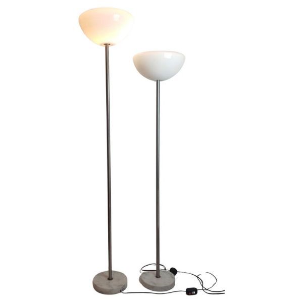 Set of 2 floor lamps Papavero Achille and Pier Giacomo Castiglioni, Flos image