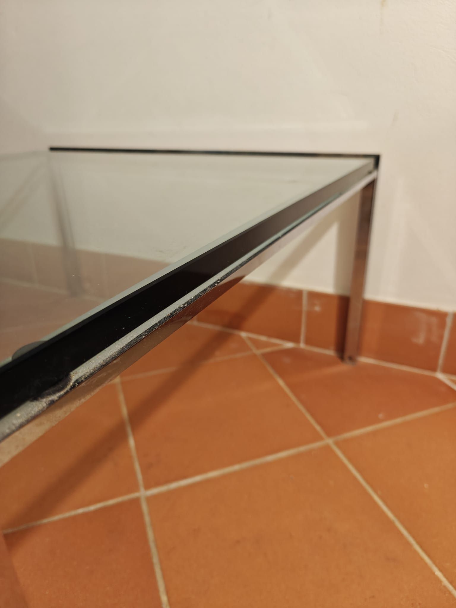 Pair of Luar coffee tables by Ross Littell (1960s) Brand