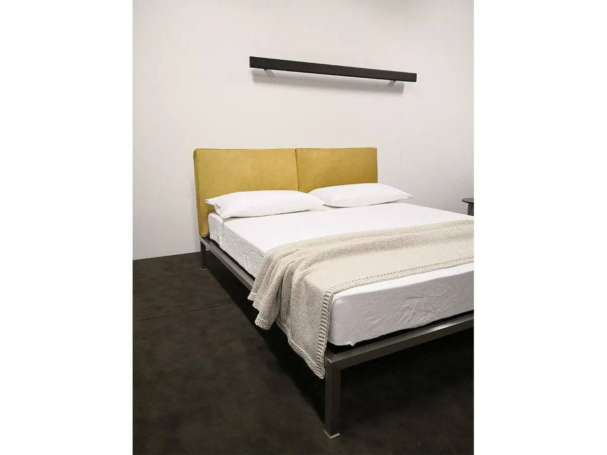 Letto matrimoniale Bed in pelle (oro), Ivano Redaelli 7