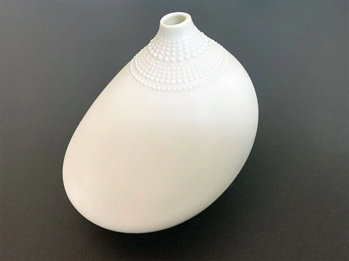 Vaso vintage Pollo in porcellana opaco (bianco), Rosenthal 1