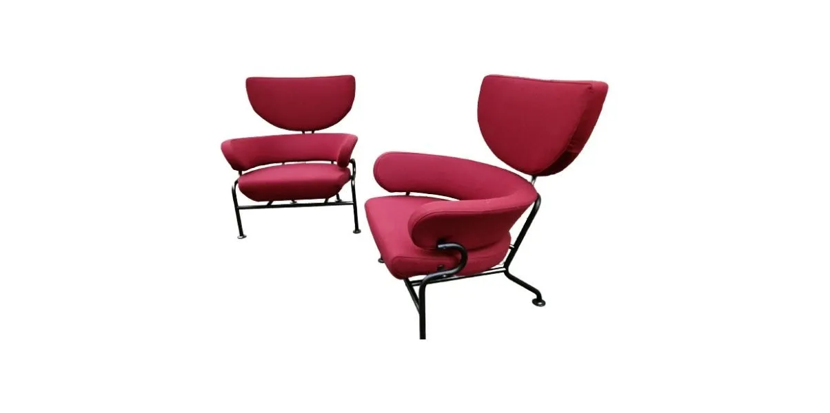 Set of 2 armchairs 836 Franco Albini and Franca Helg, Cassina image