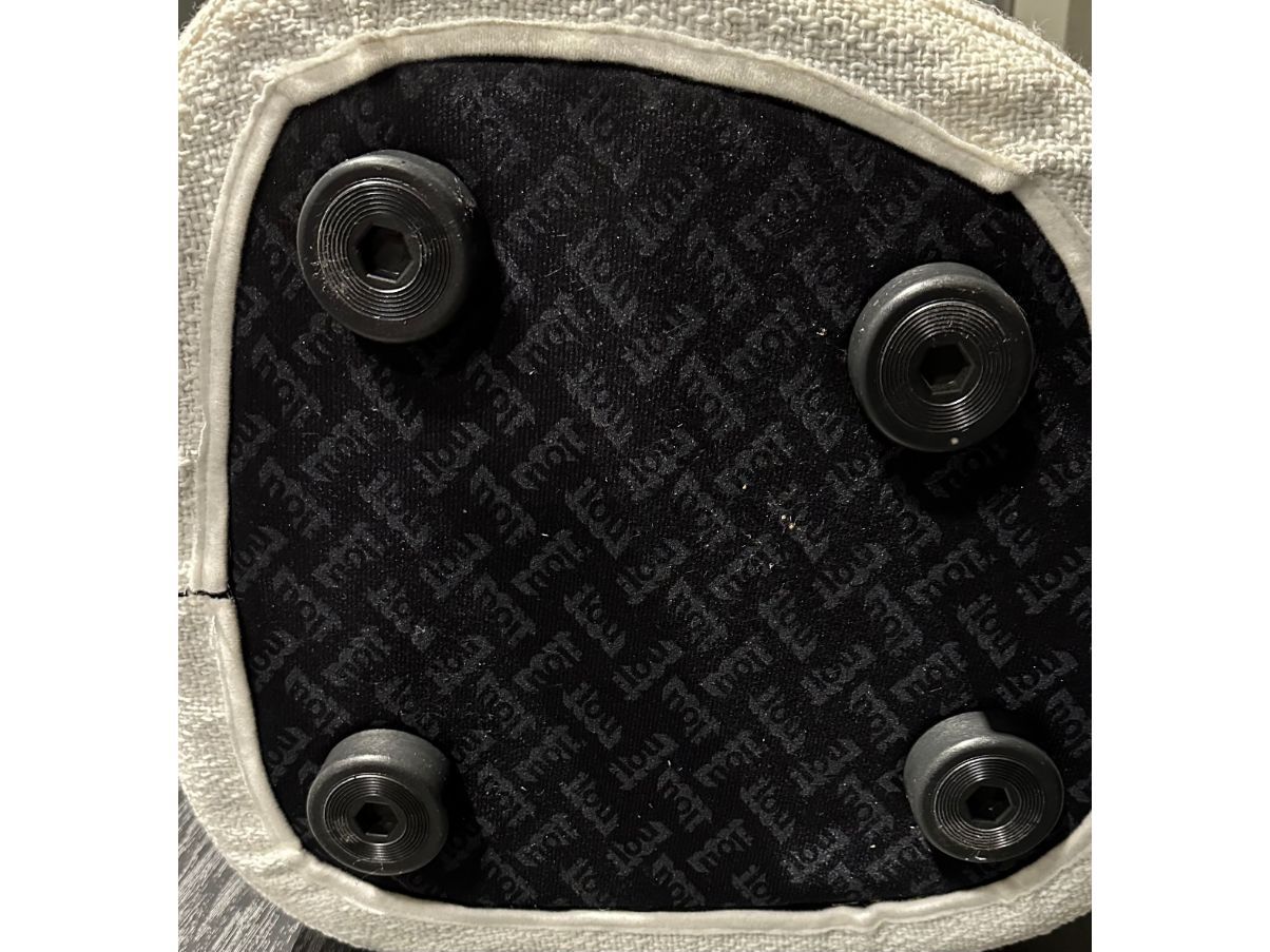 Pouf Pierre in tessuto (bianco), Flou Details