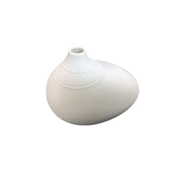 Vaso vintage Pollo in porcellana opaco (bianco), Rosenthal 4