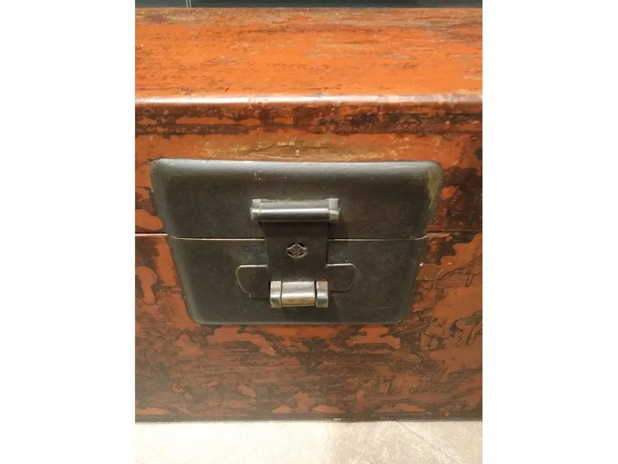 Chinese elm wood container trunk ('900), Antiqua Trade 5