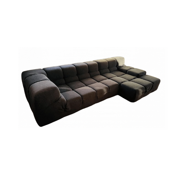 Tufty Time sofa upholstered in blue fabric by Patricia Urquiola, B&B Italia image