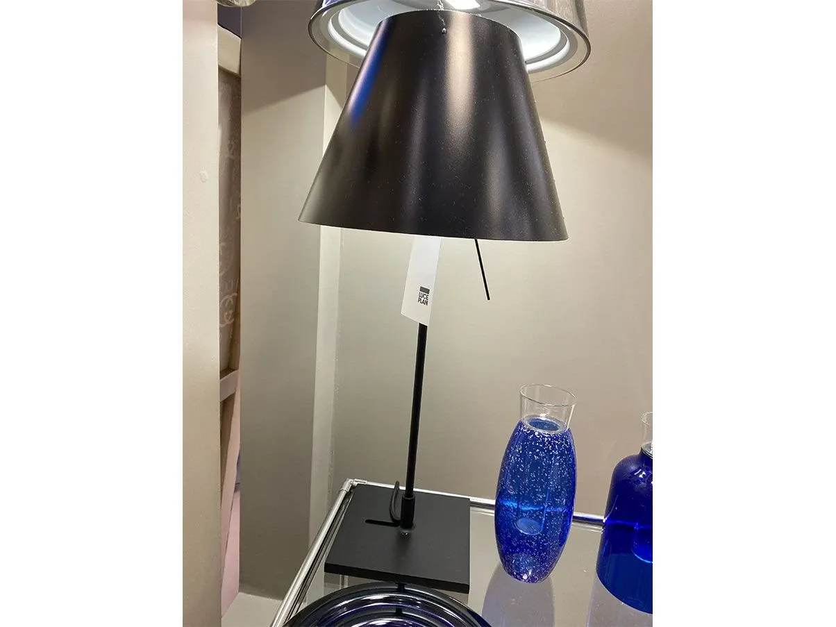 Lampada da tavolo Costanzina in policarbonato (nero), Luceplan 1