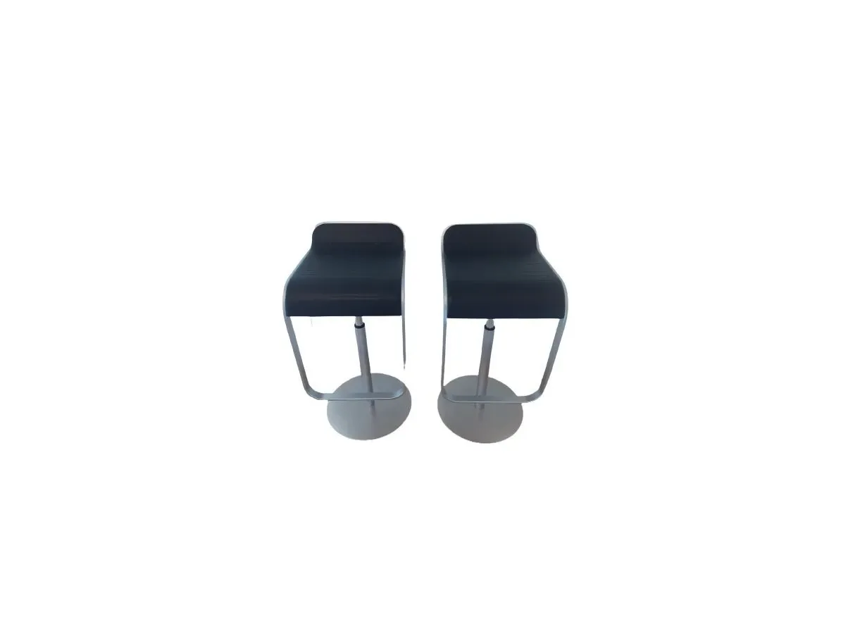 Set of 2 Lem bar stools, LaPalma image