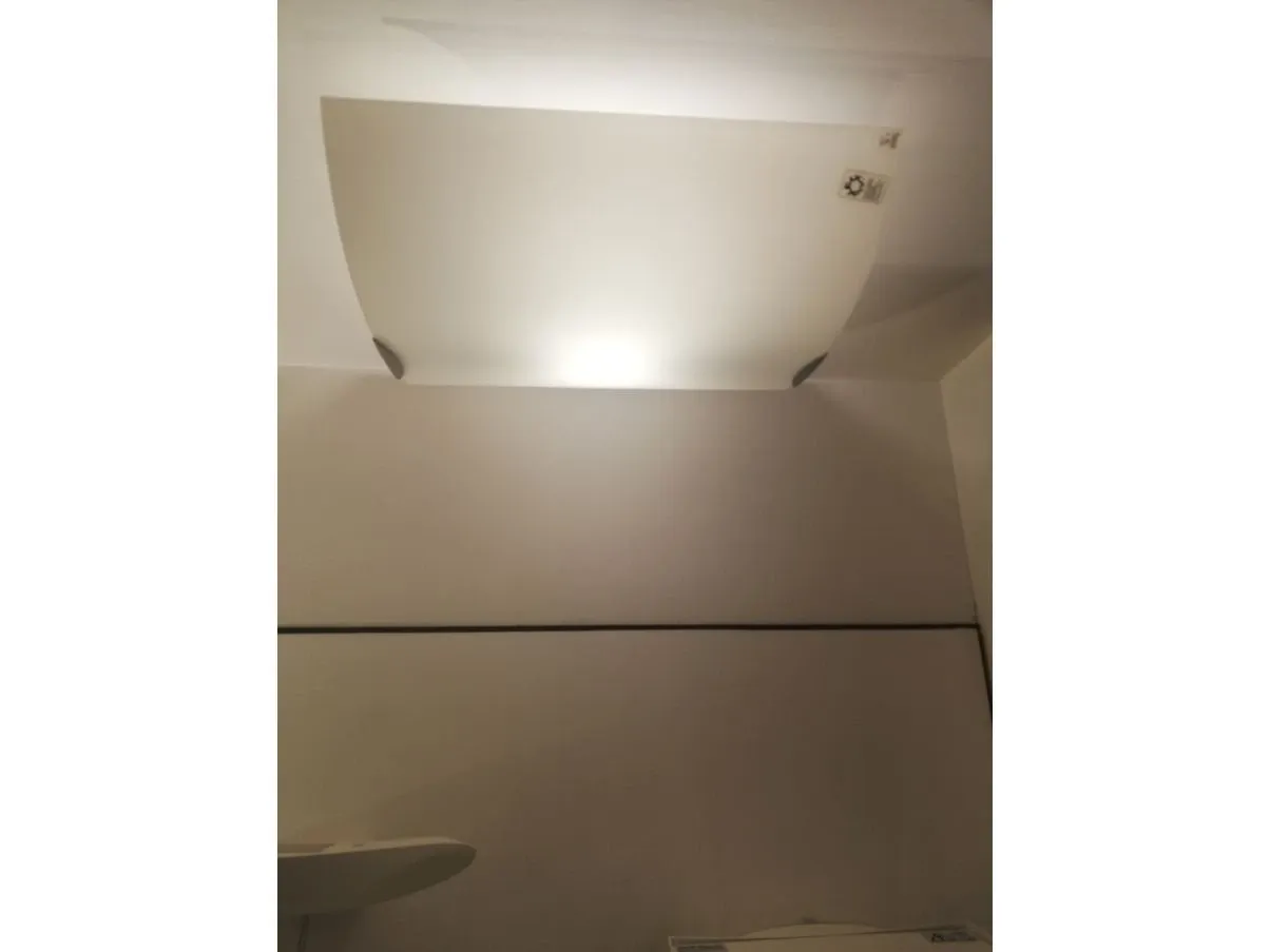 Applique Selis PP 35 in vetro opalino bianco, Leucos 2
