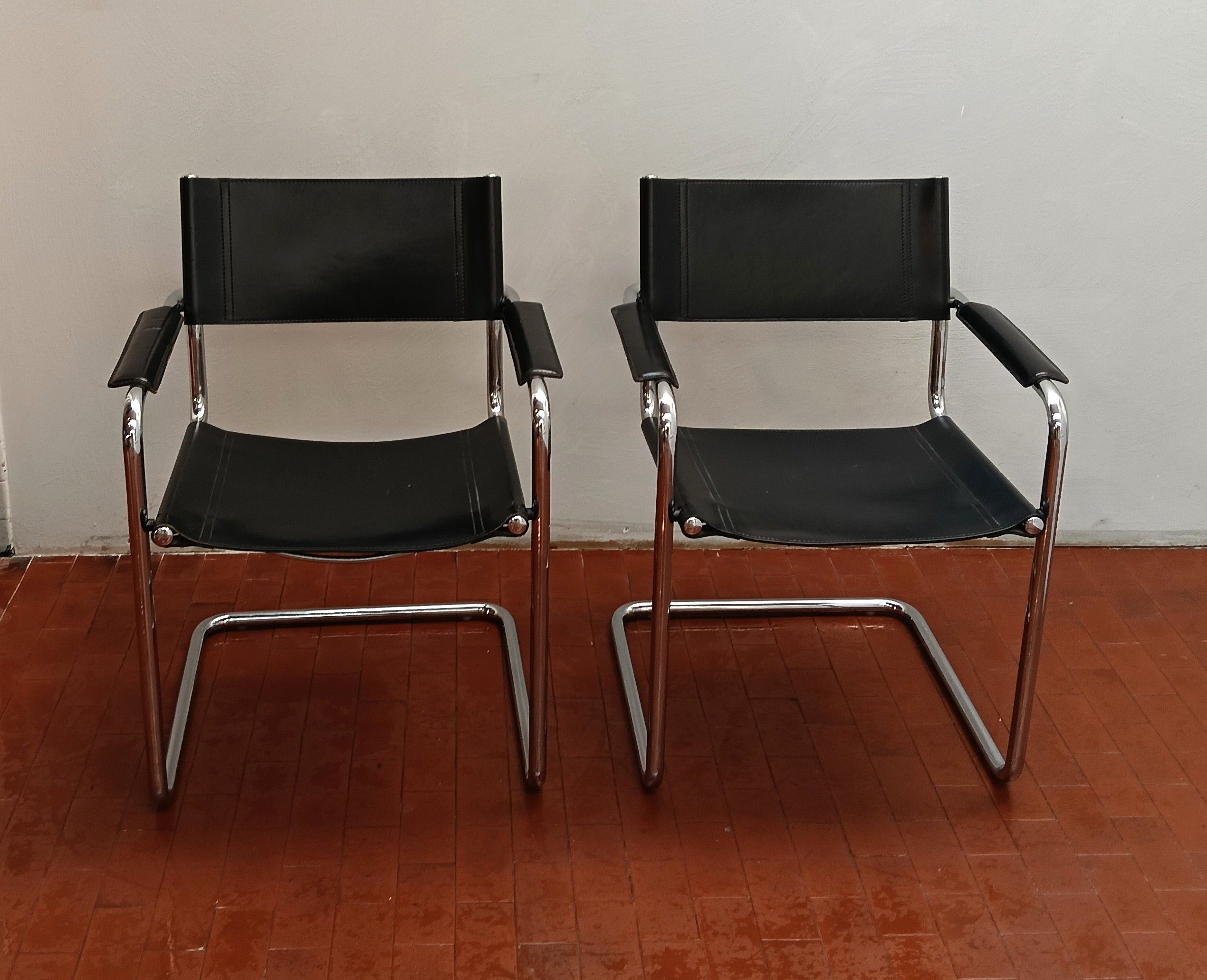 Pair of armchairs by Mart Stam & Marcel Breuer Front