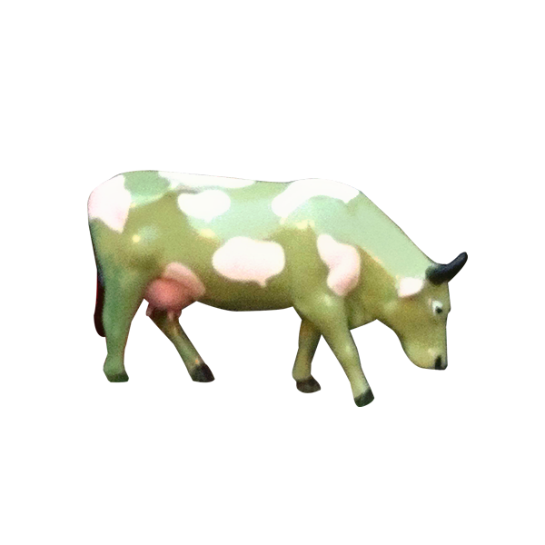 Scultura Mucca in fibra di vetro dipinta (verde), Cowparade image