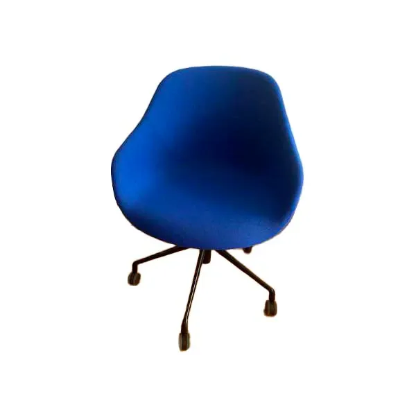 Modern AAC155 task chair in fabric (blue), Hay image