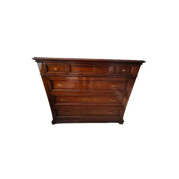 Wooden secretaire chest of drawers 