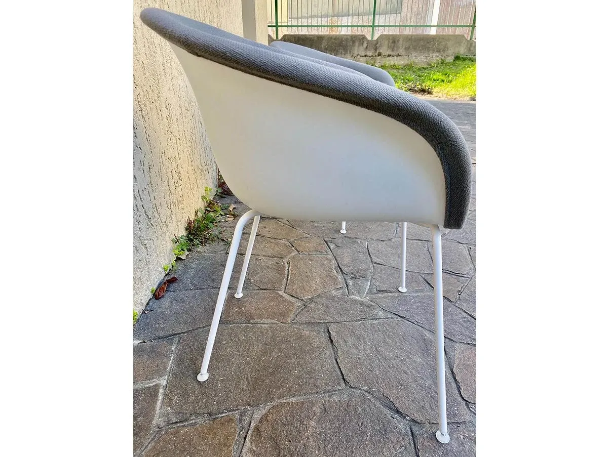 Set of 8 Duna 02 armchairs in fabric and polyethylene 4