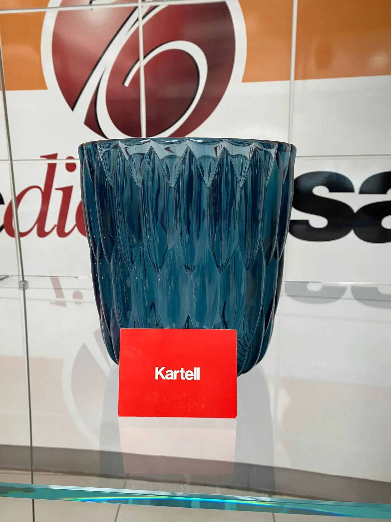 Vaso Jelly in Pmma colore blu Main