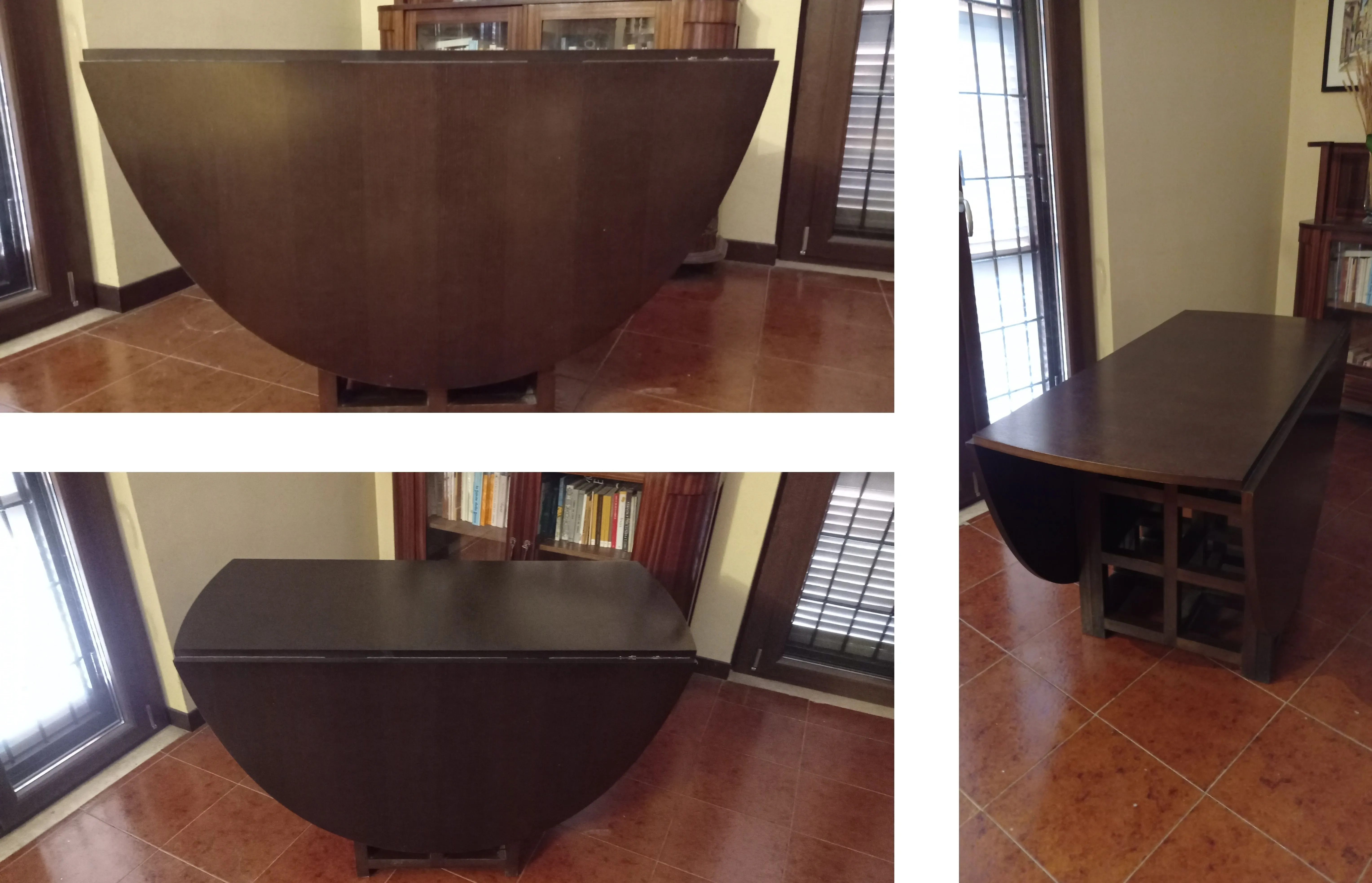 Tavolo DS1 in legno marrone di Charles R. Mackintosh, Cassina 2