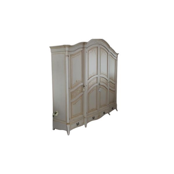 4-door wardrobe in solid wood, Maestri artigiani image