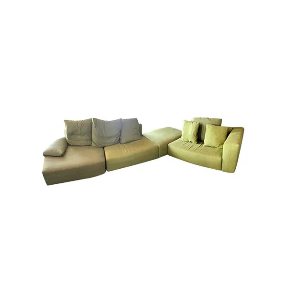 Modulares Sofa Freestyle aus Stoff (grün) 1