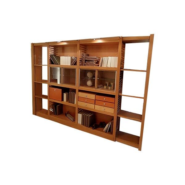 Jupiter modern convertible bookcase in wood, Giorgetti image