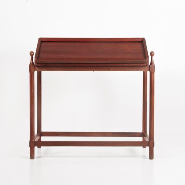 Scrivania apribile in legno di teak (anni '60), Fratelli Proserpio image