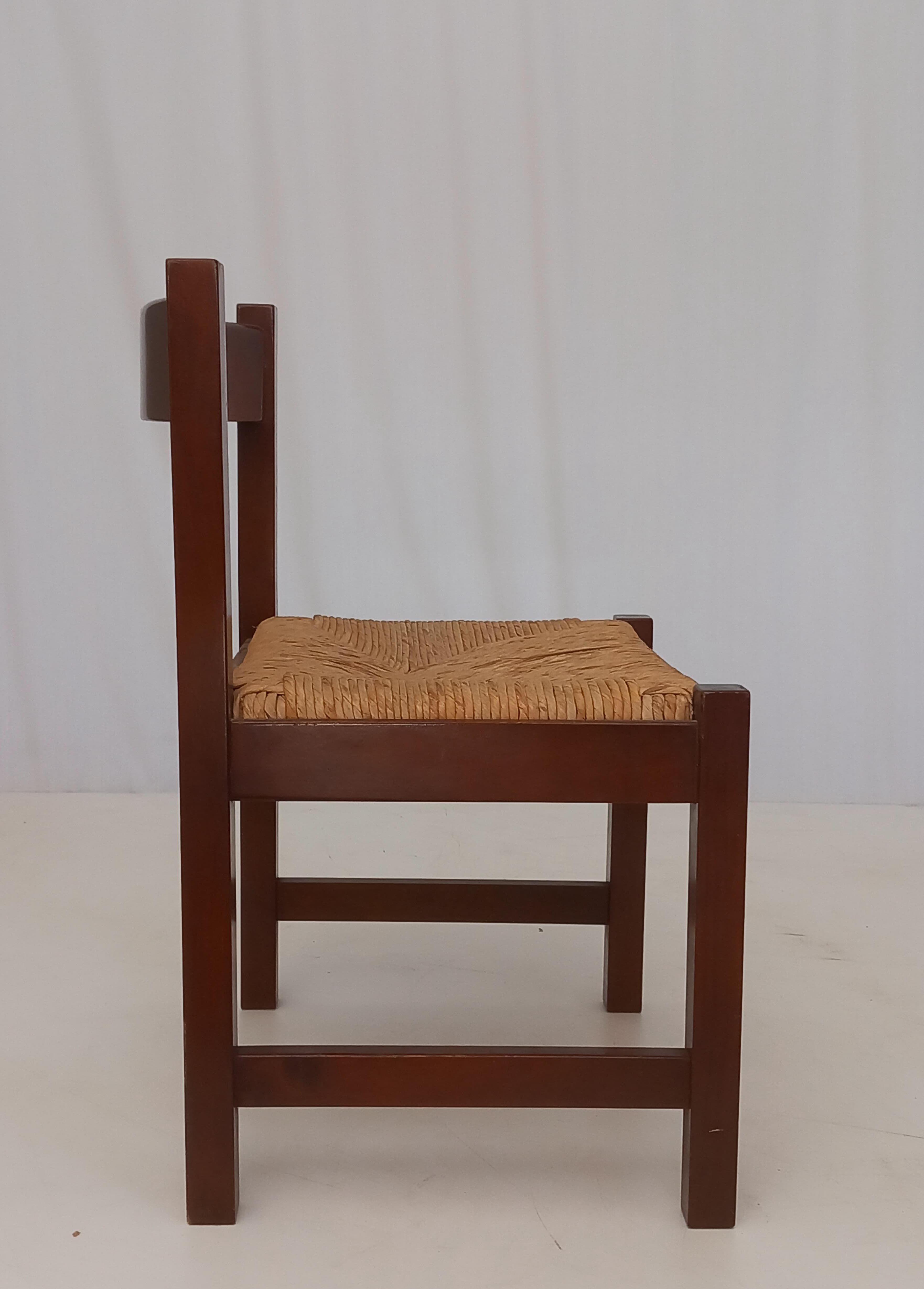 Set di 4 sedie Torbecchia di Giovanni Michelucci (anni '70) Side