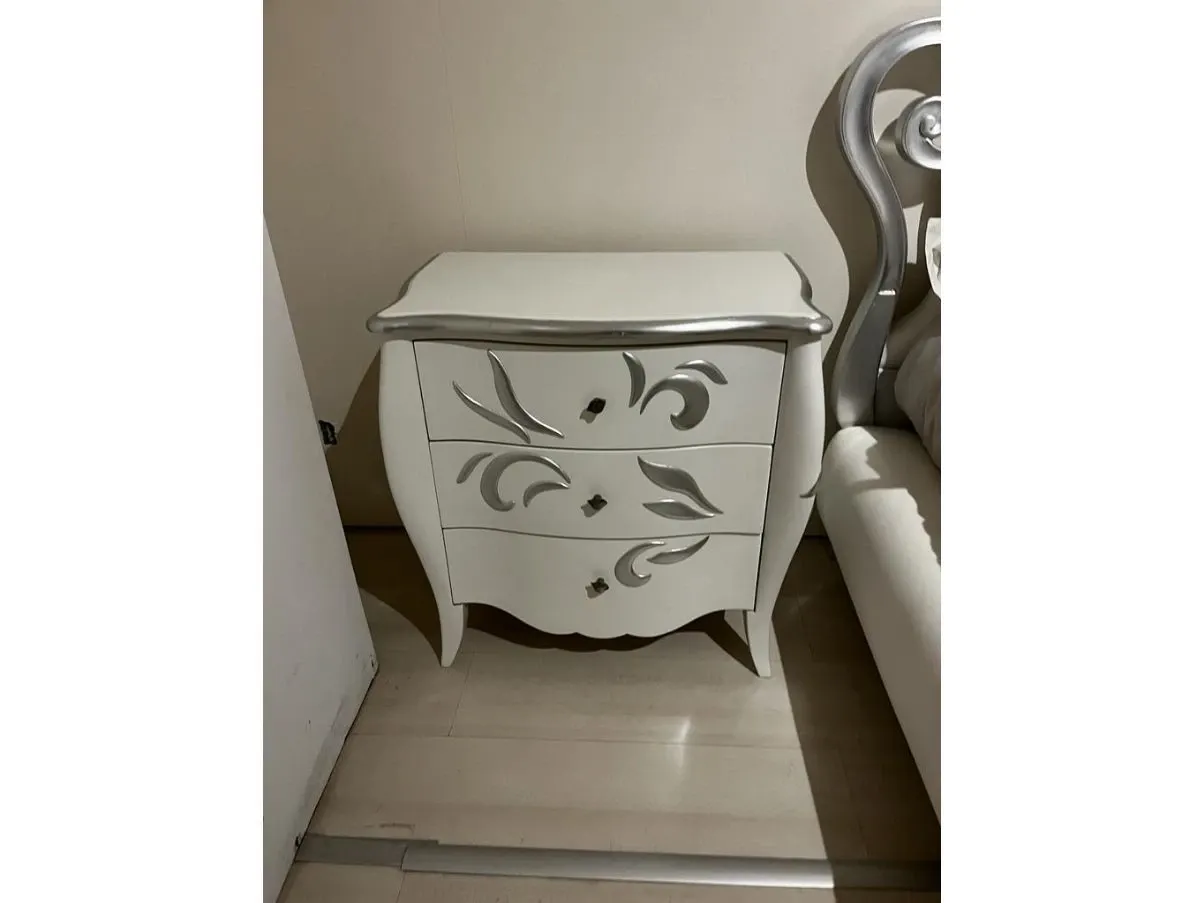 Furniture set and white and silver double bed, Giorgio Piotto 8