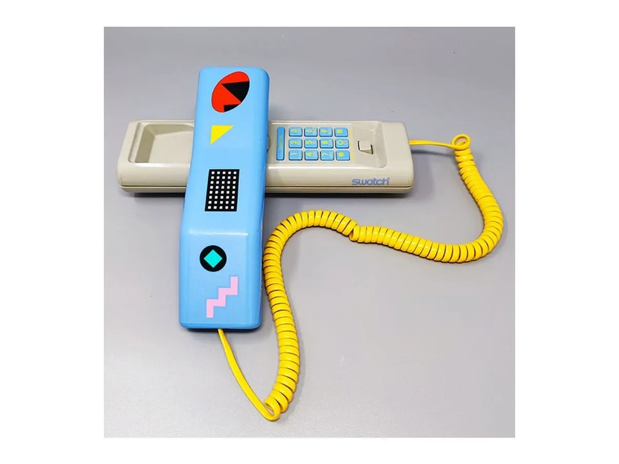 Deluxe Vintage Telefon Bunt 80er Jahre 3