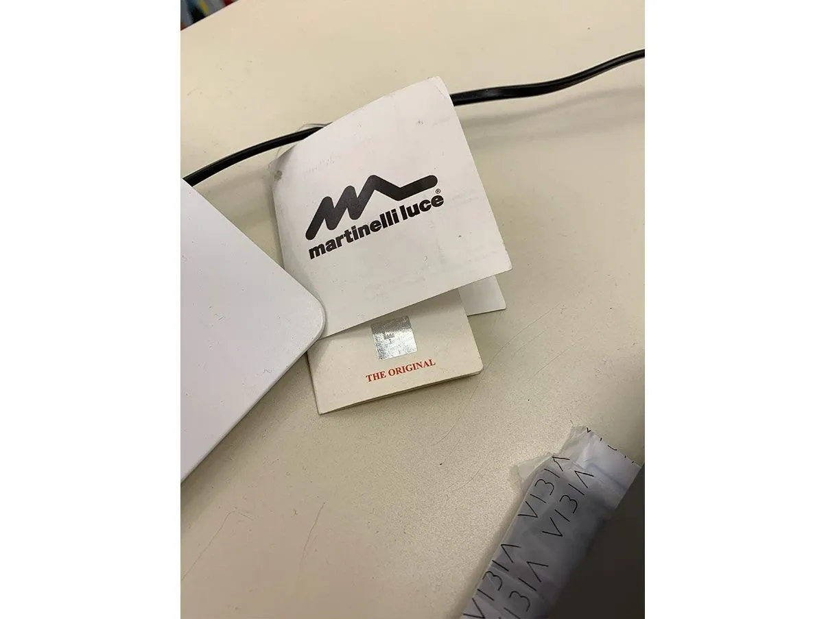 Lampada da tavolo Segnalibro metallo (bianco), Martinelli Luce 3